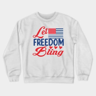 4th of July, Independence Day ,America S,USA Flag Crewneck Sweatshirt